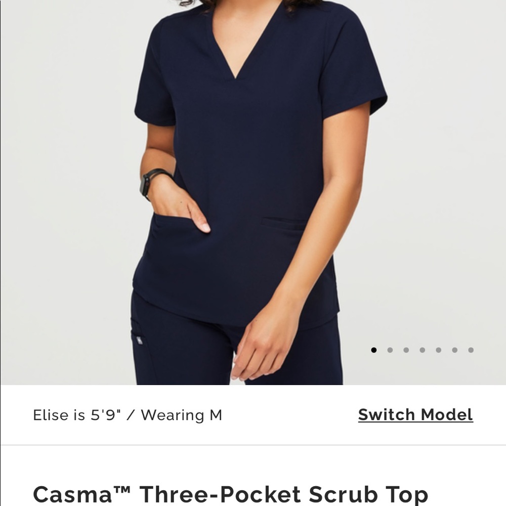 Figs scrub top
